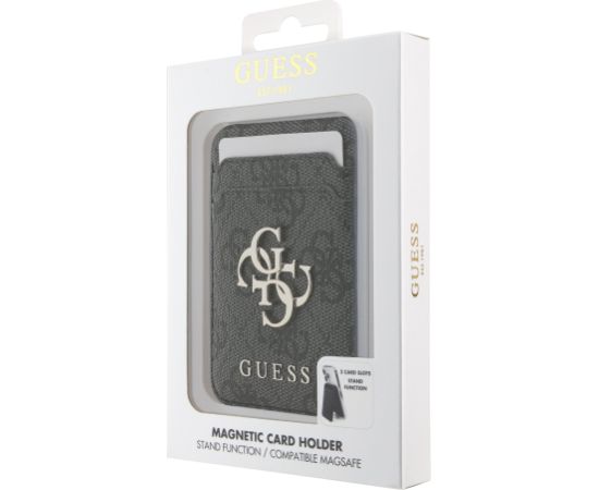Guess 4G Metal Logo MagSafe Cardslot Stand Karšu maciņš