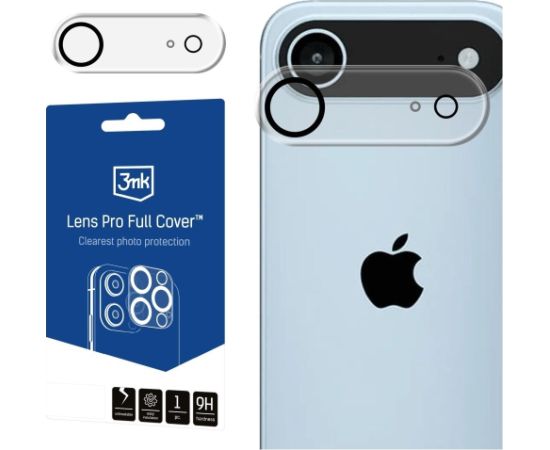 3MK Lens Pro FullCover Camera Lens Protection Aizsargstikls priekš Kameru objektīviem Apple iPhone 17 Air