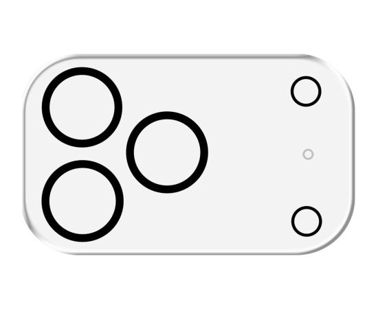 3MK Lens Pro FullCover Camera Lens Protection Защитное Стекло для Объективов Камеры Apple iPhone 17 Pro Max