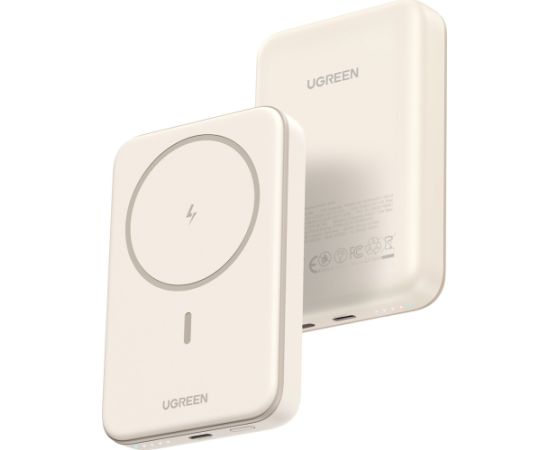UGREEN 10000mAh Mini Powerbank Wireless 20W with MagSafe white