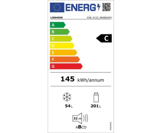Liebherr ICBc 5122 Plus BioFresh Ledusskapis, Iebūvējams 177cm