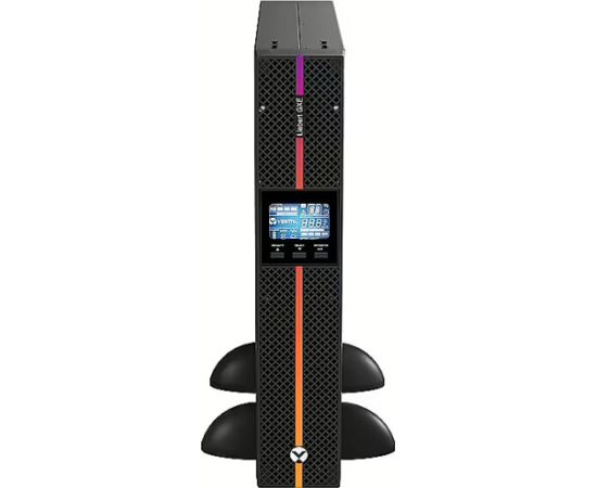 Vertiv Liebert GXE UPS 3kVA 1ph UPS 230V Rack/Tower W/Batteries, C20 input/C13 x 8 output + C19 x 1, 2-year warranty. With rack kit