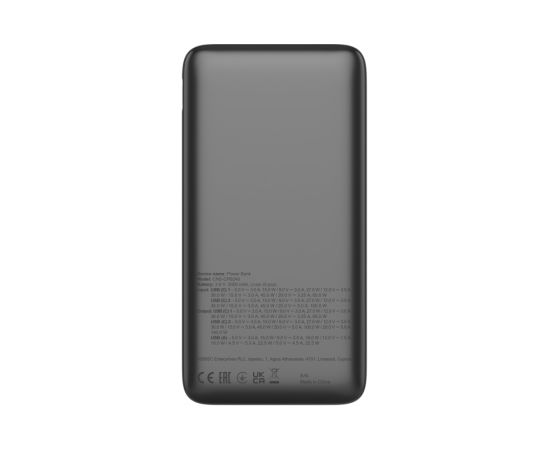CANYON Power Bank PB-240, 25000mAh PD140W display power bank,Size160.0x82x27 mm Weight 508+-10g, Dark Grey