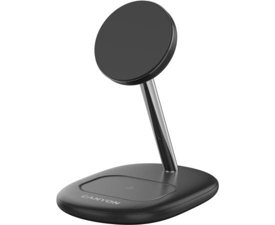 CANYON wireless charger WCS-205 15W Qi2 2in1 Black