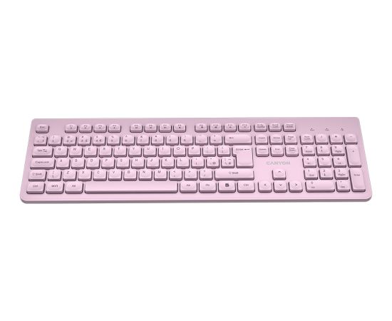 CANYON keyboard HKB-W01 UK/US AAA Wireless Pink