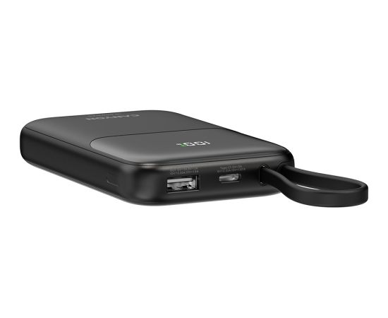 CANYON power bank OnPower 101 built-in cable 10000 mAh PD22.5W Black