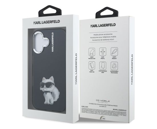 Karl Lagerfeld IML Aquarelle and Choupette Case Чехол для Apple iPhone 16
