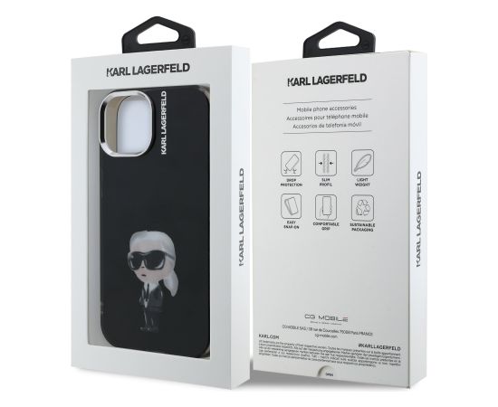 Karl Lagerfeld IML Aquarelle Karl Case Aizsargapvalks priekš Apple iPhone 15