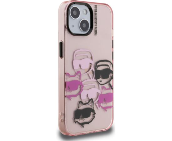 Karl Lagerfeld IML Multi K&CH Heads Case Чехол для Apple iPhone 15