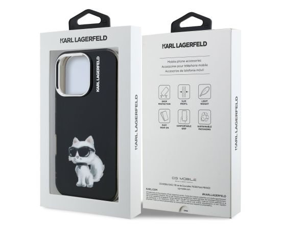 Karl Lagerfeld IML Aquarelle and Choupette Case Aizsargapvalks priekš Apple iPhone 16 Pro