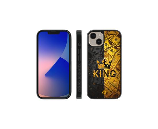 Zappy case силиконовый чехол для Apple iPhone 15 (dollar king)