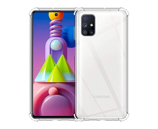 OEM Fusion Anti Shock 1.5 mm Silikona Aizsargapvalks Priekš Samsung Galaxy Xcover 7 Caurspīdīgs