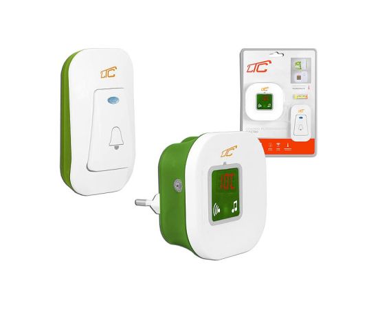LTC LXDZ1 Electro Bezvadu durvju zvans ar termometru, AC 230V
