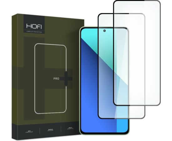 ЗАКАЛЕННОЕ СТЕКЛО HOFI GLASS PRO+ 2 ШТ XIAOMI REDMI NOTE 13 4G | LTE ЧЕРНЫЙ