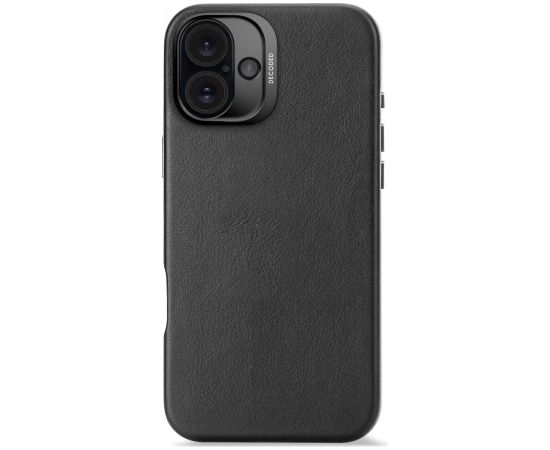 Decoded Leather Backcover case with MagSafe for iPhone 16 Plus - black