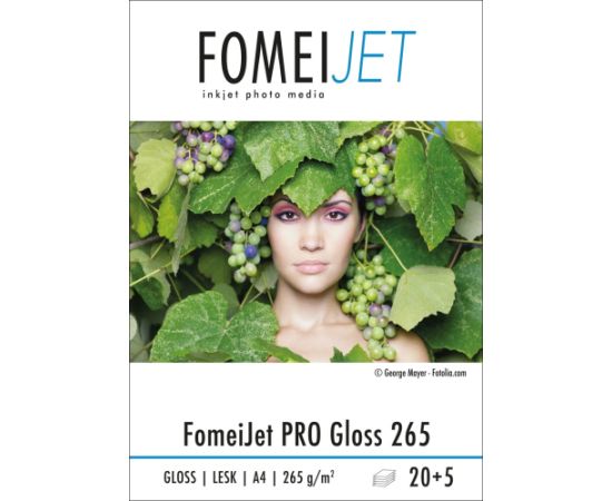 Fomei A4|20+5 PRO Gloss 265g|m2 fotopapīrs Foto ķīmija un papīrs 