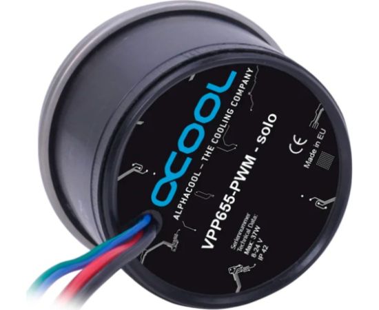 Alphacool Core 200 Aurora D5/VPP reservoir acetal/acrylic (incl. VPP655 PWM pump)
