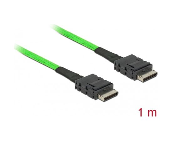 DeLOCK cable OCuLink PCIe SFF-8611 > OCuLink SFF-8611 (light green, 1 meter)