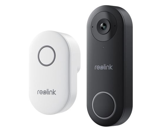 Reolink D340W - 5MP Video Doorbell with Chime, 2.4/5 GHz Wi-Fi, Person Detection, Two-Way Audio, Works with NVRs