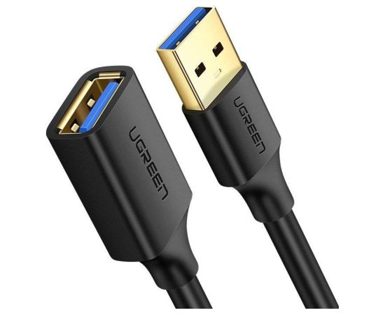 Ugreen kabel przedłużacz przejściówka USB 3.0 (żeński)-USB 3.0 (męski) 1m (czarny)