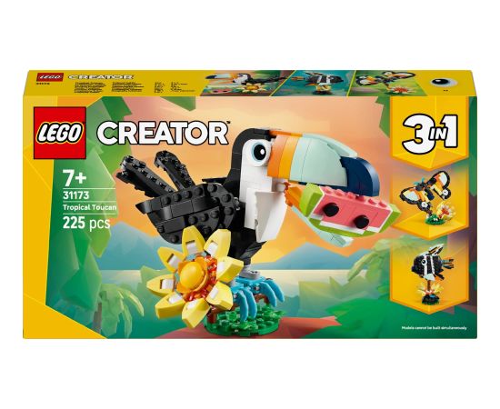 Lego Creator Dzikie zwierzęta: Tropikalny tukan (31173)