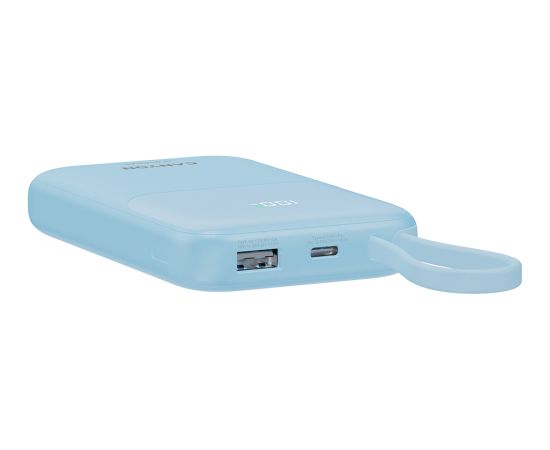 CANYON power bank OnPower 101 built-in cable 10000 mAh PD22.5W Blue