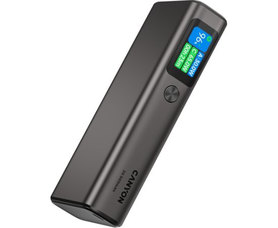 CANYON power bank OnPower 230 TFT 20000 mAh PD130W Dark Grey