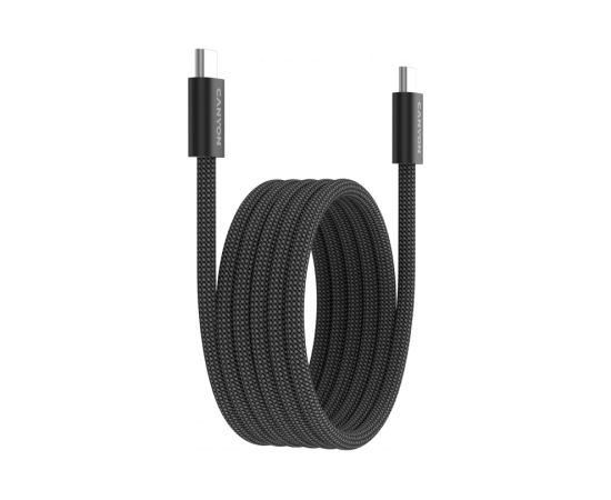 CANYON cable OnWire 60MG C-C 60W Magnet Braided 1m Black