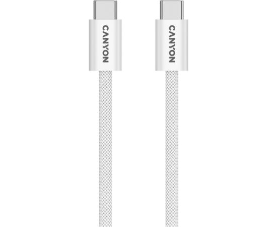 CANYON cable OnWire 60MG C-C 60W Magnet Braided 1m White