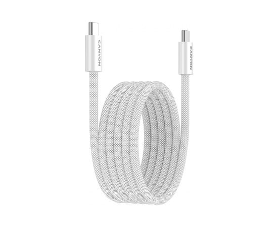CANYON cable OnWire 60MG C-C 60W Magnet Braided 1m White