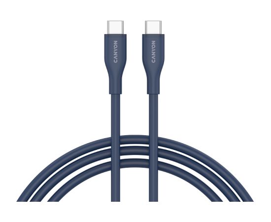CANYON cable CC60SC10 C-C 60W 1m Silicon Dark blue