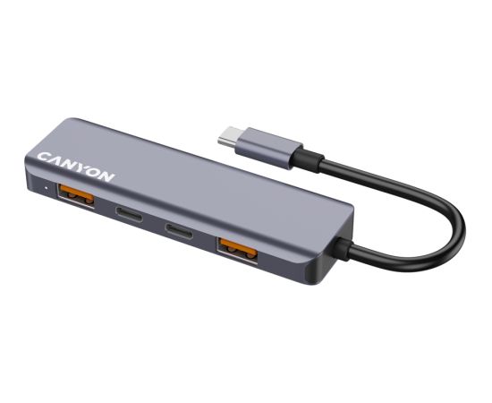 CANYON hub DS-18 5in1 USB-C Grey