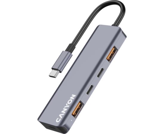 CANYON hub DS-18 5in1 USB-C Grey