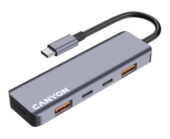 CANYON hub DS-18 5in1 USB-C Grey