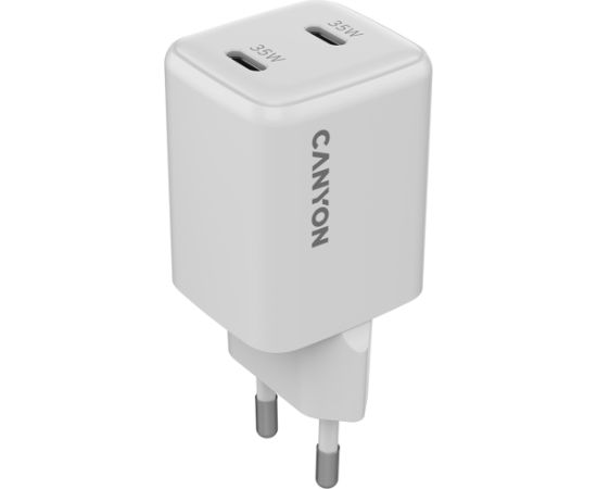 CANYON charger CU35CC GaN 35W 2xPD EU White