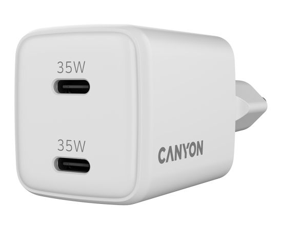 CANYON charger CU35CC GaN 35W 2xPD EU White
