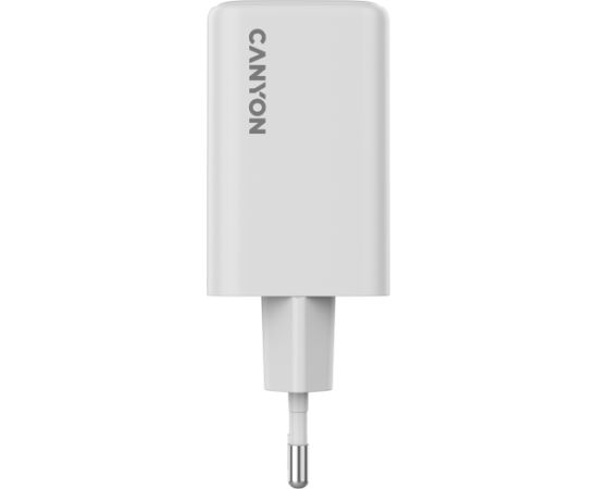 CANYON charger CU65ACC GaN 65W 2xPD 1xQC EU White