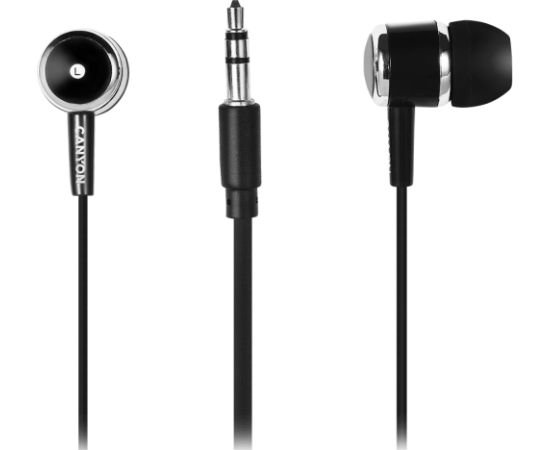 CANYON headphones EPM-01 Mic 1.2m Black