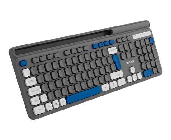 CANYON keyboard HKB-W03 EN AAA Wireless Grey