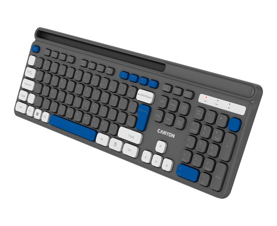 CANYON keyboard HKB-W03 EN AAA Wireless Grey
