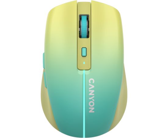 CANYON mouse MW-44  Wireless Charge Yellow Blue