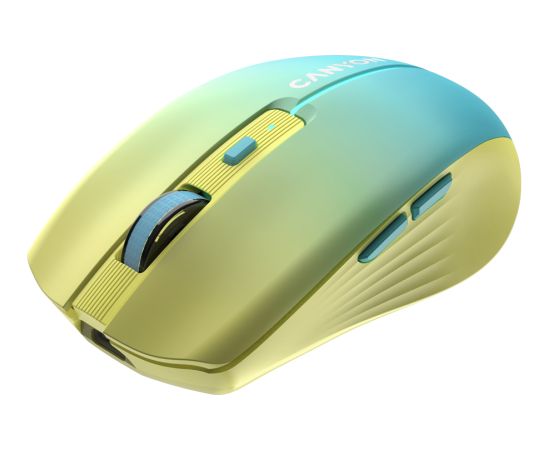 CANYON mouse MW-44  Wireless Charge Yellow Blue