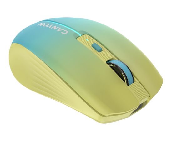 CANYON mouse MW-44  Wireless Charge Yellow Blue