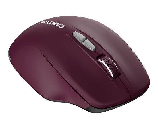 CANYON mouse MW-21 BlueLED 7buttons Wireless Burgundy Red