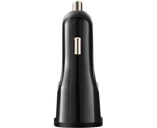 CANYON car charger C-033 2.4A/USB-A built-in Lightning Black