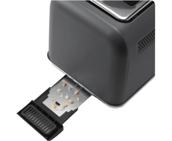 BUYDEEM 2 Slice Automatic Metal Toaster, model DT730E, color Ink Grey, EU