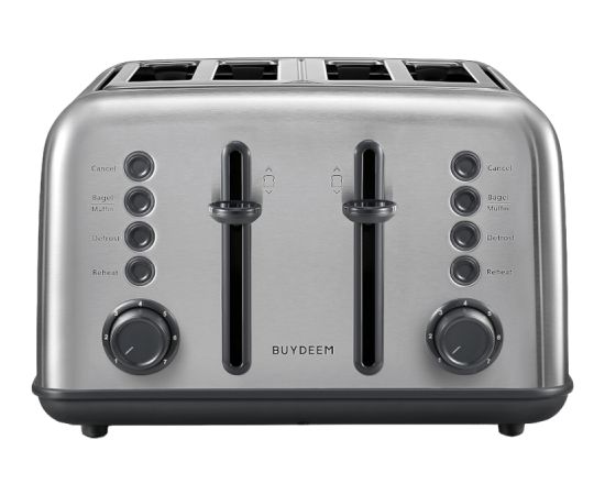 BUYDEEM 4 Slice Toaster, model DT640E, color Stainless Stell, EU