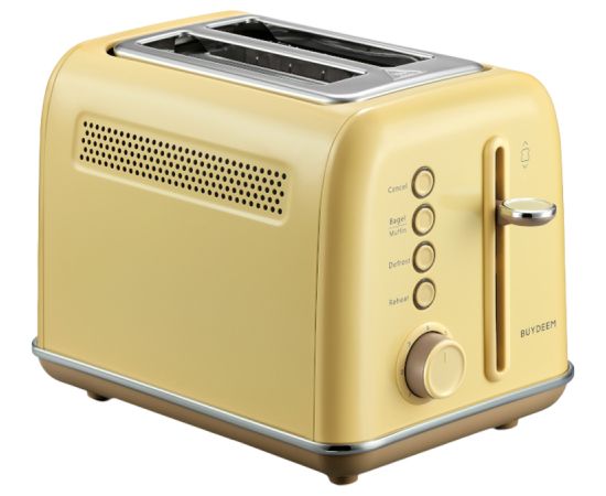 BUYDEEM 2 Slice Toaster, model DT620E, color Mellow Yellow, EU