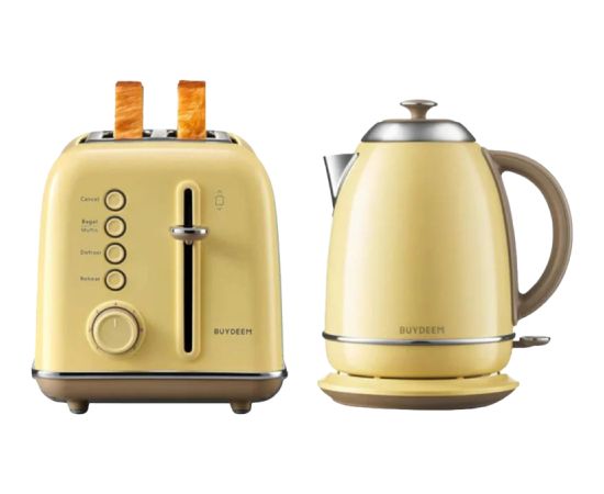 BUYDEEM 2 Slice Toaster, model DT620E, color Mellow Yellow, EU