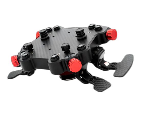SIMAGIC GT1 Round Steering Wheel with GT Pro Hub(K)| Shifter & Clutch Paddles, Leather,QR70 Included. S207